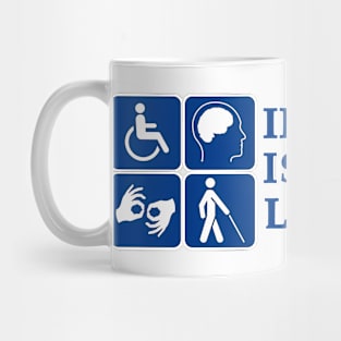 inclusion is love Mug